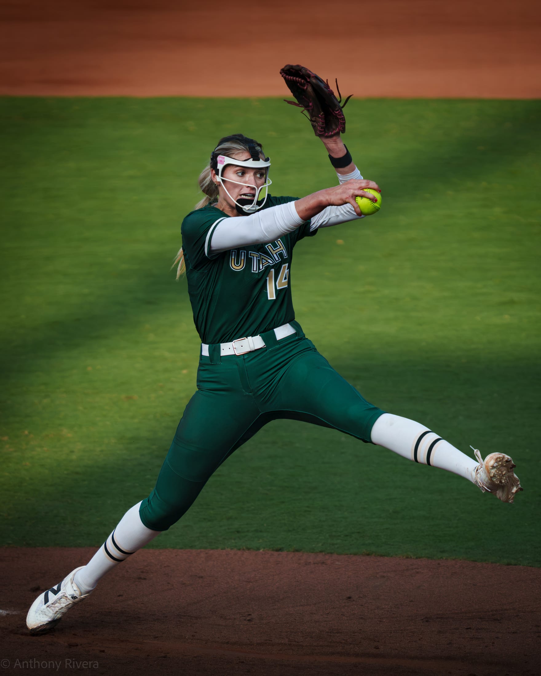 Utah Talons Pitcher Montana Fouts wins at Dell Diamond.
